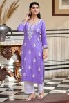 DESIGNER RAYON SEQUENCE EMBROIDERY WORK TOP BOTTOM SET OFFICE WEAR WHOLESALE PRICE ETHNIC GARMENT (4)