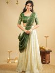DESIGNER SILK SEQUENCE & ZARI WORK LEHENGA CHOLI WITH DUPATTA FESTIVE WEAR WHOLESALE PRICE ETHNIC GARMENT (2)