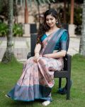 FANCY BANARASI SILK WEAVING WORK SAREE WITH UNSTITCHED BLOUSE FESTIVE WEAR WHOLESALE PRICE ETHNIC GARMENT (4)