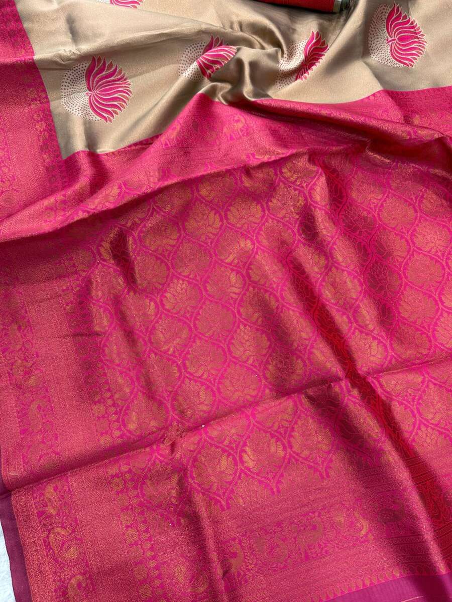 FANCY BANARASI SILK WEAVING WORK SAREE WITH UNSTITCHED BLOUSE WEDDING WEAR WHOLESALE PRICE ETHNIC GARMENT (20)