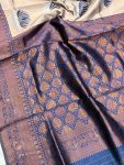 FANCY BANARASI SILK WEAVING WORK SAREE WITH UNSTITCHED BLOUSE WEDDING WEAR WHOLESALE PRICE ETHNIC GARMENT (5)
