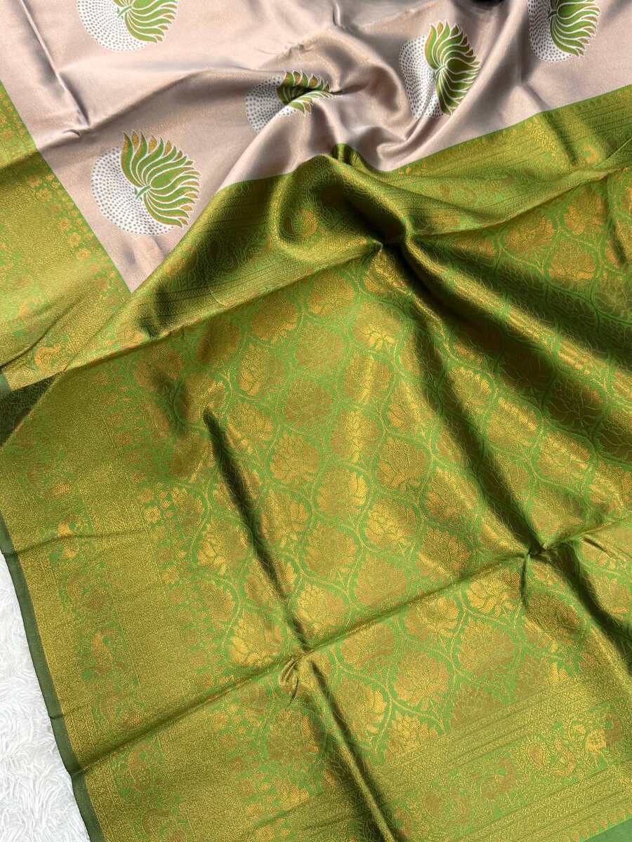 FANCY BANARASI SILK WEAVING WORK SAREE WITH UNSTITCHED BLOUSE WEDDING WEAR WHOLESALE PRICE ETHNIC GARMENT (7)