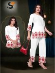 FANCY COTTON EMBROIDERY WORK CO-ORD SET OFFICE WEAR WHOLESALE PRICE ETHNIC GARMENT (3)
