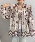 FANCY COTTON EMBROIDERY WORK TOP MAROON