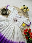 FANCY COTTON PADDING MULTI COLOR HANDWORK ONE PIECE FORMAL WEAR WHOLESALE PRICE ETHNIC GARMENT (2)