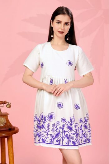 FANCY DELTA CHAIN WORK ONLY TOP PURPLE