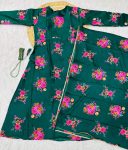 FANCY DELTA COTTON FLORAL PRINT WORK ANARKALI GOWN WITH DUPATTA SET FESTIVE WEAR WHOLESALE PRICE ETHNIC GARMENT (7)