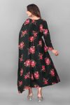 FANCY DELTA COTTON FLORAL PRINT WORK ANARKALI GOWN WITH DUPATTA SET FESTIVE WEAR WHOLESALE PRICE ETHNIC GARMENT (2)