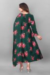 FANCY DELTA COTTON FLORAL PRINT WORK ANARKALI GOWN WITH DUPATTA SET FESTIVE WEAR WHOLESALE PRICE ETHNIC GARMENT (7)