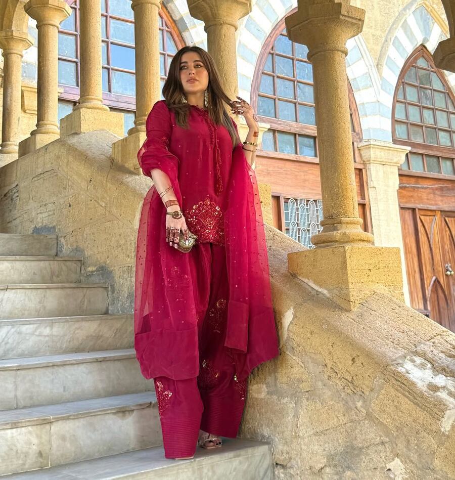 FANCY FRENCH CREPE EMBROIDERY SEQUENCE WORK TOP PATIYALA WITH DUPATTA FESTIVE WEAR WHOLESALE PRICE ETHNIC GARMENT (4)