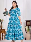 FANCY GEORGETTE PRINTED WORK ONE PIECE DRESS DAILY WEAR WHOLESALE PRICE ETHNIC GARMENT (3)