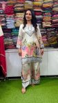 FANCY ITALIAN CHINON SILK FLORAL DIGITAL PRINT WORK CO-ORD SET OFFICE WEAR WHOLESALE PRICE ETHNIC GARMENT (2)