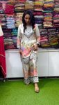 FANCY ITALIAN CHINON SILK FLORAL DIGITAL PRINT WORK CO-ORD SET OFFICE WEAR WHOLESALE PRICE ETHNIC GARMENT (2)