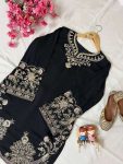 FANCY MUSLIN COTTON THREAD EMBROIDERY WORK CO-ORD SET FESTIVE WEAR WHOLESALE PRICE ETHNIC GARMENT (5)