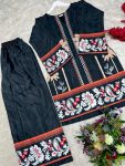 FANCY NATURAL CREPE DIGITAL PRINTED CO-ORD SET OFFICE WEAR WHOLESALE PRICE ETHNIC GARMENT (3)