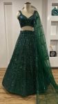 @FASHIONABLE NET RAINBOW SEQUENCE & DORI WORK LEHENGA CHOLI WITH DUPATTA PARTY WEAR WHOLESALE PRICE ETHNIC GARMENT (3)