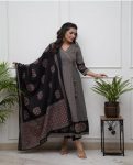 FASHIONABLE RAYON DIGITAL PRINTED WORK TOP BOTTOM WITH DUPATTA CASUAL WEAR WHOLESALE PRICE ETHNIC GARMENT (3)