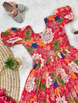LATEST COTTON DIGITAL FLORAL PRINT KID’S GOWN CASUAL WEAR WHOLESALE PRICE ETHNIC GARMENT (17)