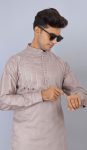 LATEST COTTON THREAD LACE WORK MEN’S KURTA PAYJAMA FESTIVE WEAR WHOLESALE PRICE ETHNIC GARMENT (6)