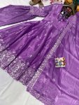 LATEST JIMMY CHOO EMBROIDERY THREAD WORK GOWN BOTTOM WITH DUPATTA PARTY WEAR WHOLESALE PRICE ETHNIC GARMENT (9)
