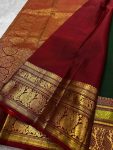 MODERN BANARASI SOFT SILK GOLD ZARI WEAVING WORK SAREE WITH UNSTITCHED BLOUSE FESTIVE WEAR WHOLESALE PRICE ETHNIC GARMENT (4)
