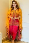 MODERN CHINON SILK ORIGINAL MIRROR, STONE, MOTI & MULTI- SEQUENCE LACE WORK KAFTAN DHOTI SET FESTIVE WEAR WHOLESALE PRICE ETHNIC GARMENT (2)