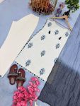 @MODERN COTTON EMBROIDERY WORK WITH RIVET MOTI WORK TOP BOTTOM WITH DUPATTA FORMAL WEAR WHOLESALE PRICE ETHNIC GARMENT (7)