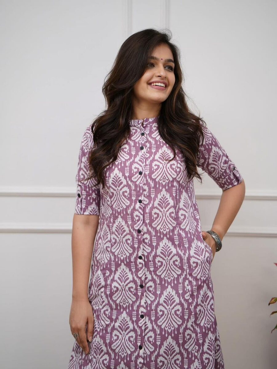 MODERN COTTON PRINTED WORK TOP PENT SET OFFICE WEAR WHOLESALE PRICE ETHNIC GARMENT (6)