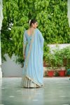 MODERN GEORGETTE EMBROIDERY WORK GOWN WITH DUPATTA WEDDING WEAR WHOLESALE PRICE ETHNIC GARMENT (11)