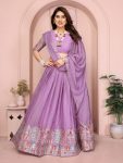 MODERN GEORGETTE EMBROIDERY WORK LEHENGA CHOLI WITH DUPATTA WEDDING WEAR WHOLESALE PRICE ETHNIC GARMENT (11)