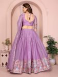 MODERN GEORGETTE EMBROIDERY WORK LEHENGA CHOLI WITH DUPATTA WEDDING WEAR WHOLESALE PRICE ETHNIC GARMENT (11)