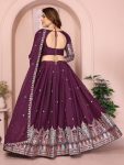 MODERN GEORGETTE EMBROIDERY WORK LEHENGA CHOLI WITH DUPATTA WEDDING WEAR WHOLESALE PRICE ETHNIC GARMENT (3)