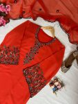 MODERN GEORGETTE THREAD AND SEQUENCE EMBROIDERY WORK TOP PALAZZO WITH DUPATTA OCCASIONAL WEAR WHOLESALE PRICE ETHNIC GARMENT (19)