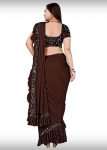 MODERN IMPORTED SEQUENCE WORK READY TO WEAR SAREE WITH UNSTITCHED BLOUSE PARTY WEAR WHOLESALE PRICE ETHNIC GARMENT (6)