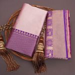 MODERN LICHI SILK JACQUARD WORK SAREE WITH UNSTITCHED BLOUSE FESTIVE WEAR WHOLESALE PRICE ETHNIC GARMENT (5)