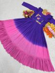 MODERN MUL MUL COTTON HANDWORK ONE PIECE PARTY WEAR WHOLESALE PRICE ETHNIC GARMENT (3)