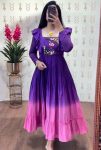 MODERN MUL MUL COTTON HANDWORK ONE PIECE PARTY WEAR WHOLESALE PRICE ETHNIC GARMENT (3)