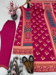 MODERN SILK DIGITAL PRINT WITH REAL MIRROR HAND WORK AND FANCY LACE WORK TOP BOTTOM WITH DUPATTA PARTY WEAR WHOLESALE PRICE ETHNIC GARMENT (2)