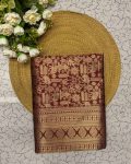NEW ARRIVAL BANARASI SOFT SILK GOLD ZARI WEAVING WORK SAREE WITH UNSTITCHED BLOUSE FESTIVE WEAR WHOLESALE PRICE ETHNIC GARMENT (5)