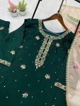 NEW ARRIVAL CHINON SEQUENCE EMBROIDERY WORK TOP PALAZZO WITH DUPATTA FESTIVE WEAR WHOLESALE PRICE ETHNIC GARMENT (10)
