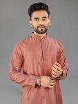 NEW ARRIVAL COTTON MATCHING VAL-MOTI BUTTA WORK MEN’S KURTA PAYJAMA FOR CASUAL WEAR WHOLESALE PRICE ETHNIC GARMENT (10)