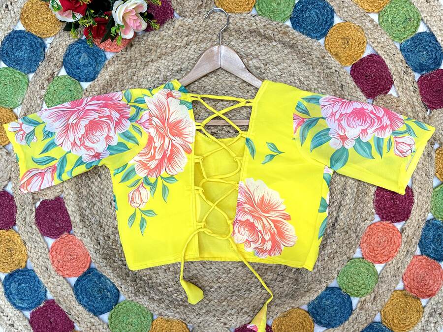 NEW ARRIVAL GEORGETTE DIGITAL PRINT WORK LEHENGA SAREE AND BLOUSE WITH ATTACHED DUPATTA PARTY WEAR WHOLESALE PRICE ETHNIC GARMENT (47)