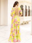 @NEW ARRIVAL GEORGETTE DIGITAL PRINT WORK LEHENGA SAREE BLOUSE WITH DUPATTA PARTY WEAR WHOLESALE PRICE ETHNIC GARMENT (21)