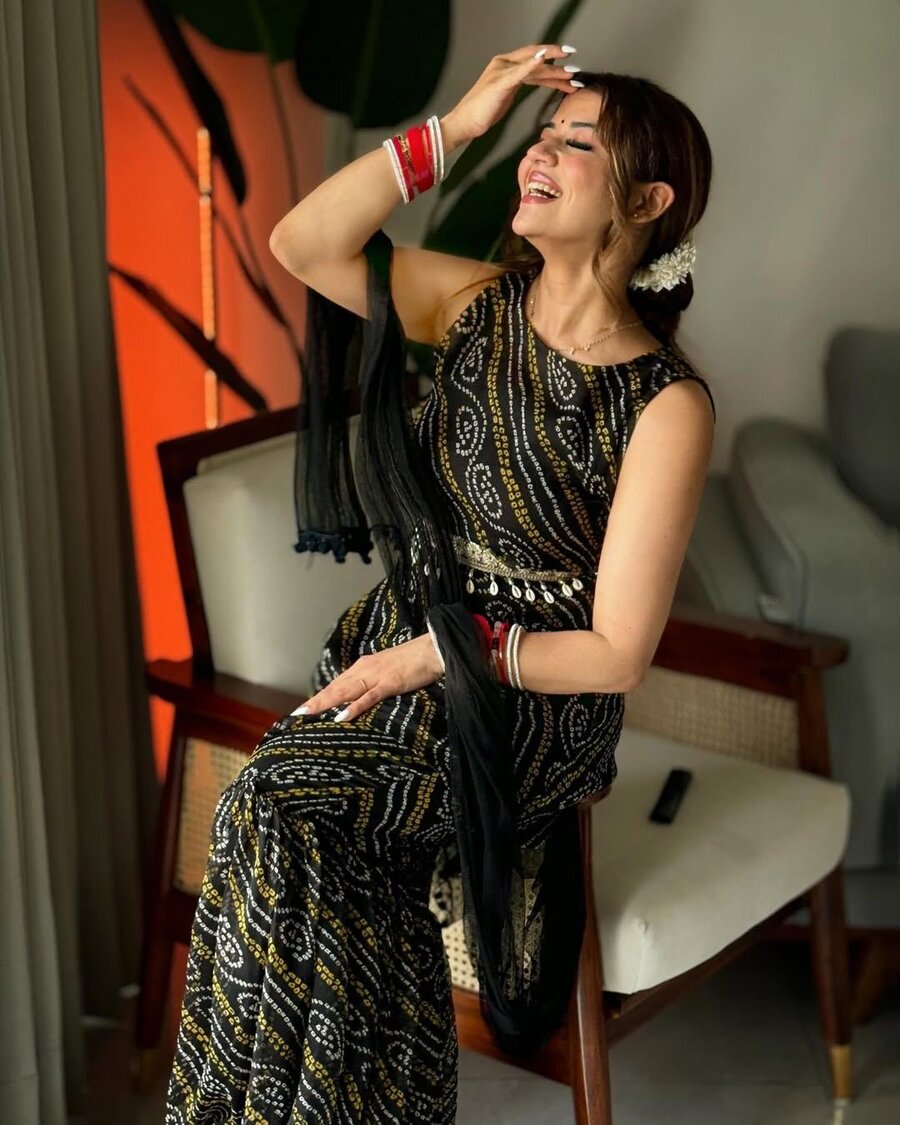 NEW ARRIVAL GEORGETTE FANCY DIGITAL PRINT WITH FANCY BELT WORK TOP SHARARA WITH DUPATTA FESTIVE WEAR WHOLESALE PRICE ETHNIC GARMENT (3)