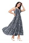 NEW ARRIVAL GEORGETTE PRINTED ONE PIECE DRESS PARTY WEAR WHOLESALE PRICE ETHNIC GARMENT (2)