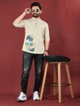 NEW ARRIVAL JUTE COTTON DIGITAL PRINTED MEN’S SHIRT DAILY WEAR WHOLESALE PRICE ETHNIC GARMENT (11)