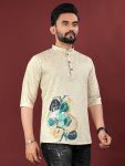 NEW ARRIVAL JUTE COTTON DIGITAL PRINTED MEN’S SHIRT DAILY WEAR WHOLESALE PRICE ETHNIC GARMENT (11)