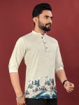 NEW ARRIVAL JUTE COTTON DIGITAL PRINTED MEN’S SHIRT DAILY WEAR WHOLESALE PRICE ETHNIC GARMENT (21)