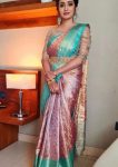 NEW ARRIVAL LATEST LICHI SILK JACQUARD WORK SAREE WITH UNSTITCHED BLOUSE PINK