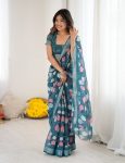 NEW ARRIVAL LINEN PATTA DIGITAL PRINTED SAREE WITH UNSTITCHED BLOUSE DAILY WEAR WHOLESALE PRICE ETHNIC GARMENT (5)